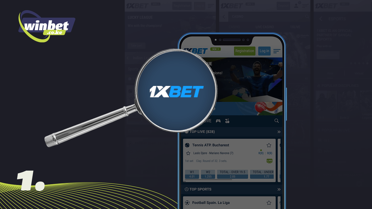 To download 1xBet app on android visit the official website