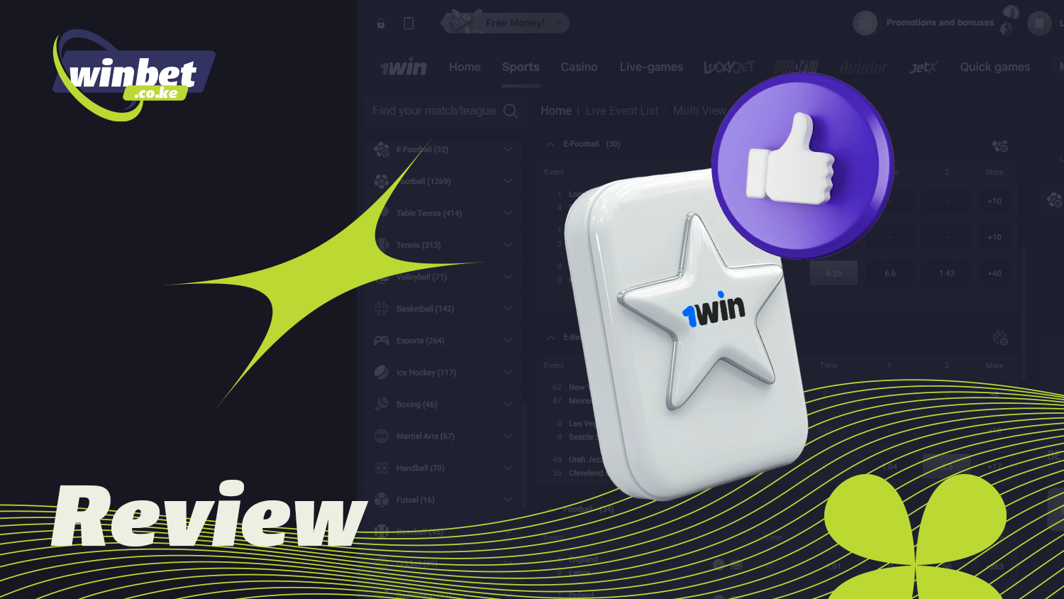 Bookmaker 1win best and quality sports betting marketplace