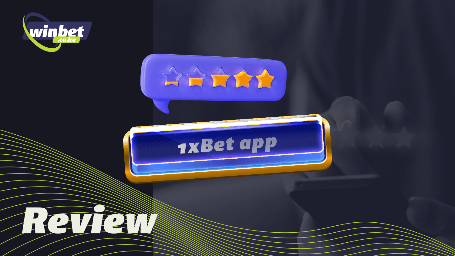1xBet app with multiple betting categories and casino games