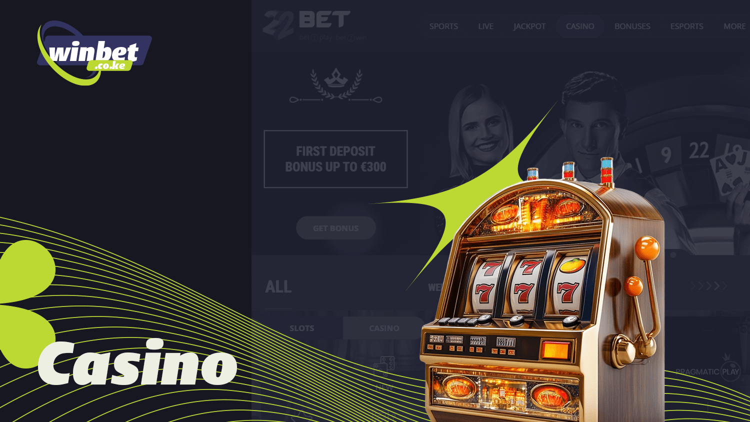 22Bet currently offers more than 1,000 games