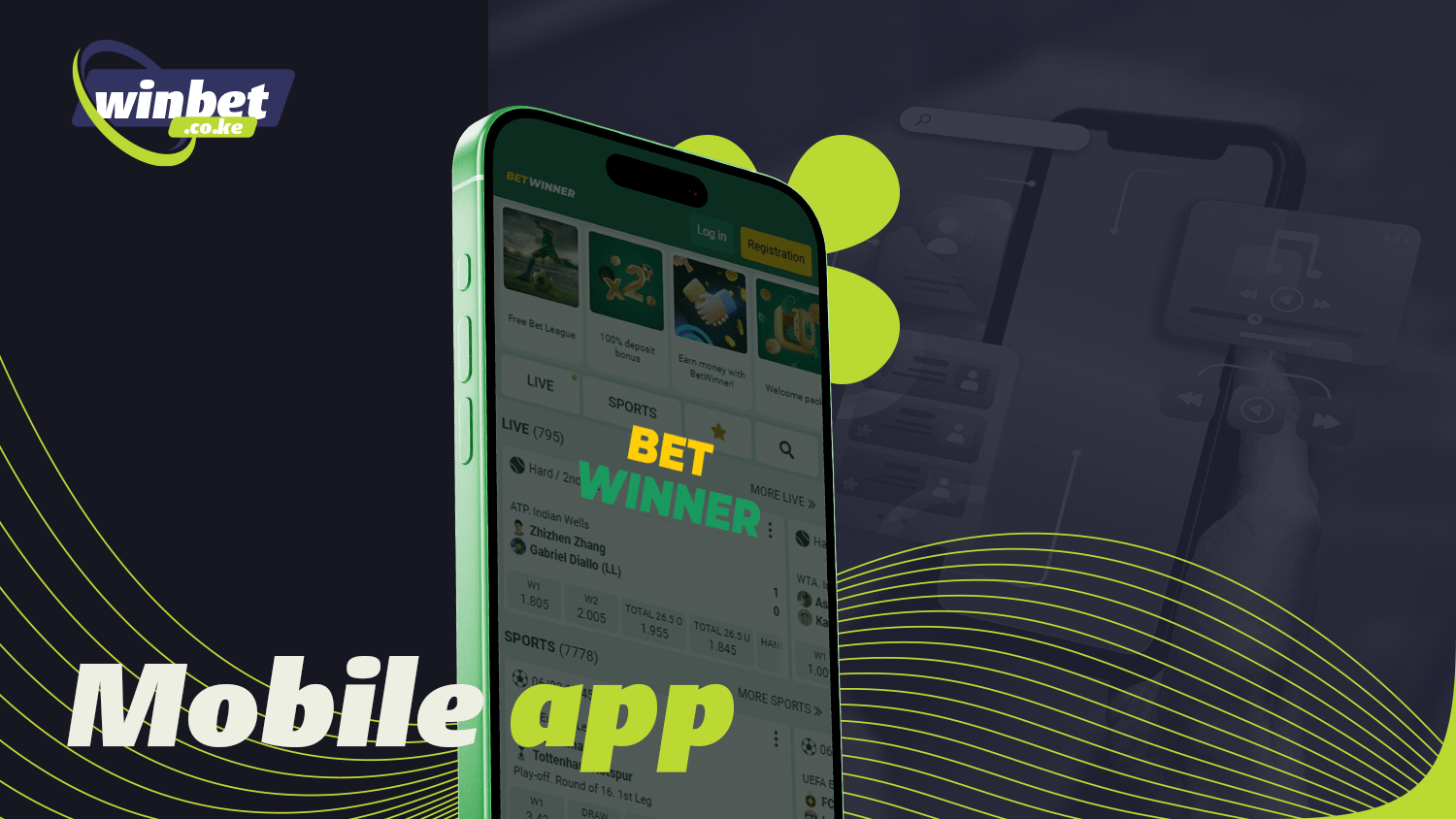 Betwinner Kenya has a user-friendly mobile app