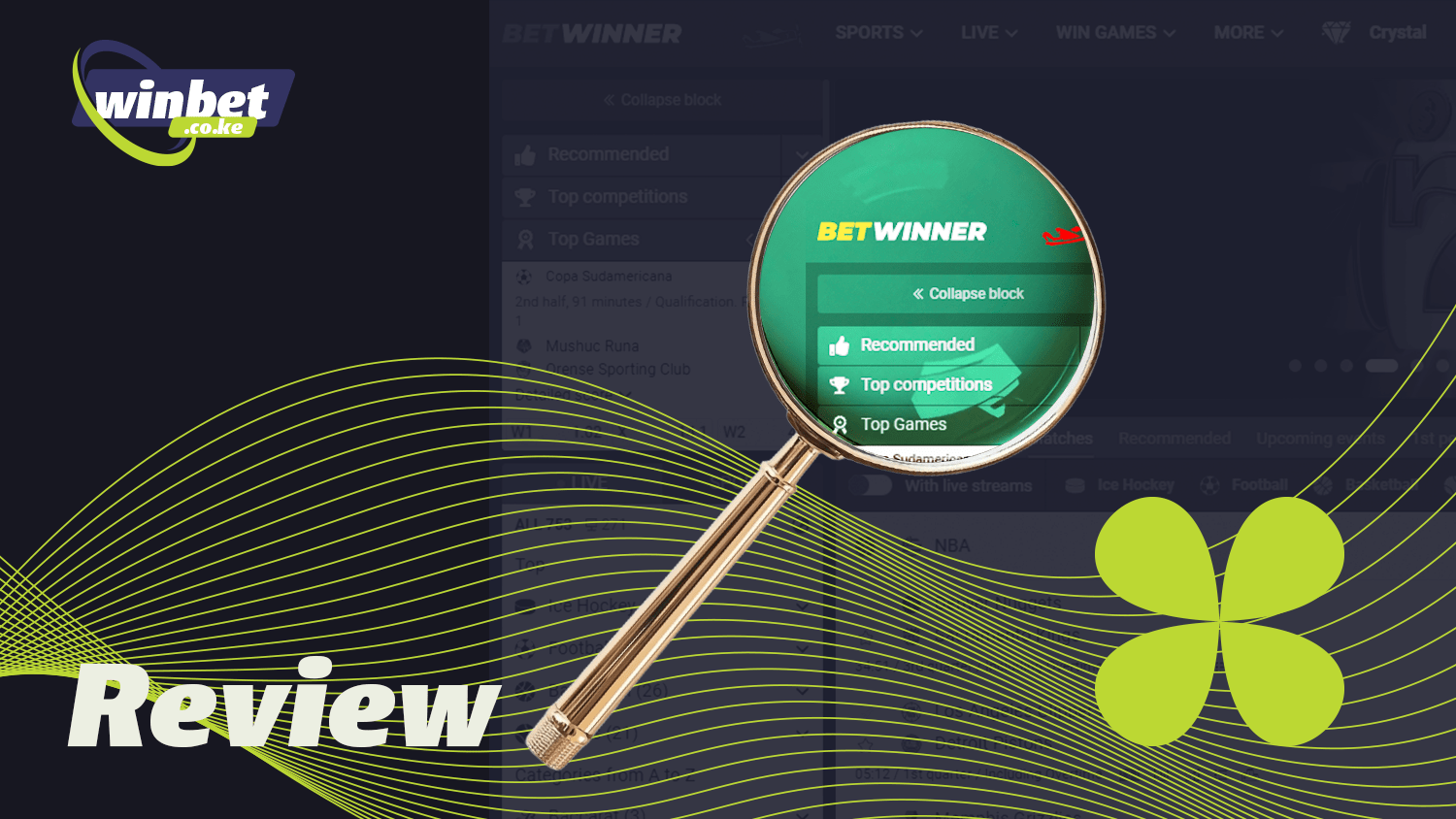 At Betwinner, you can play with the casino and place bets