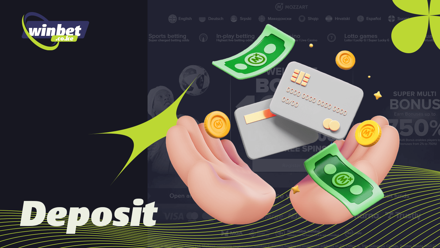 You can easily recharge your Mozzartbet Kenya account