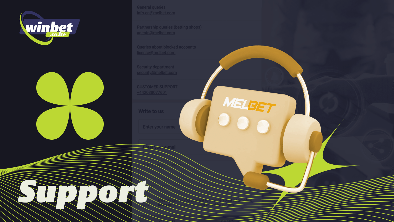 Players from Kenya at Melbet can receive support