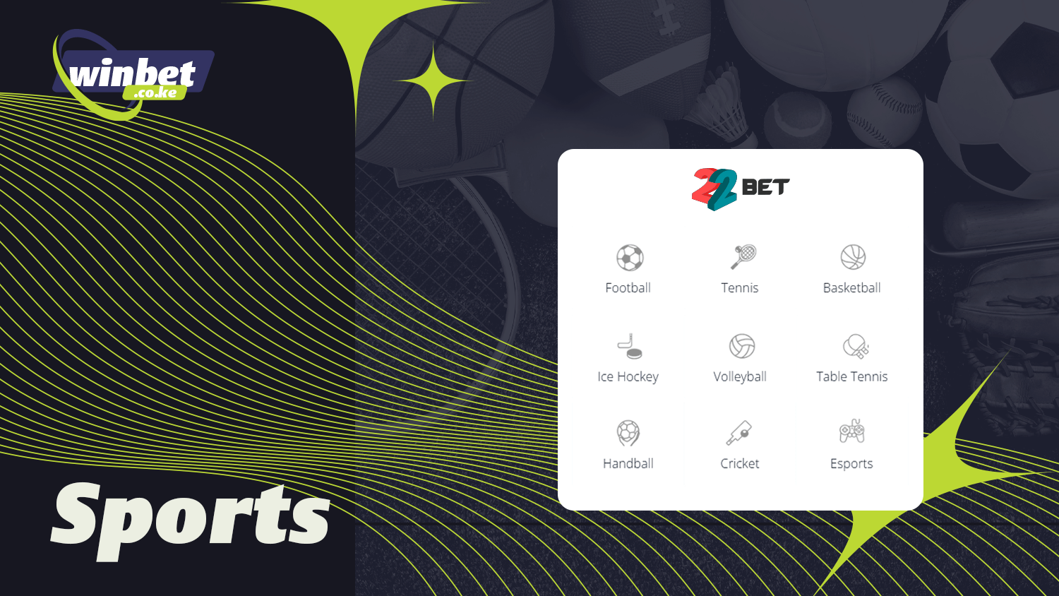 Betting on sports is easy on the 22Bet website