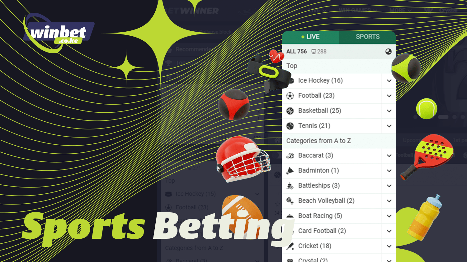 There are many events available for betting on the Betwinner website