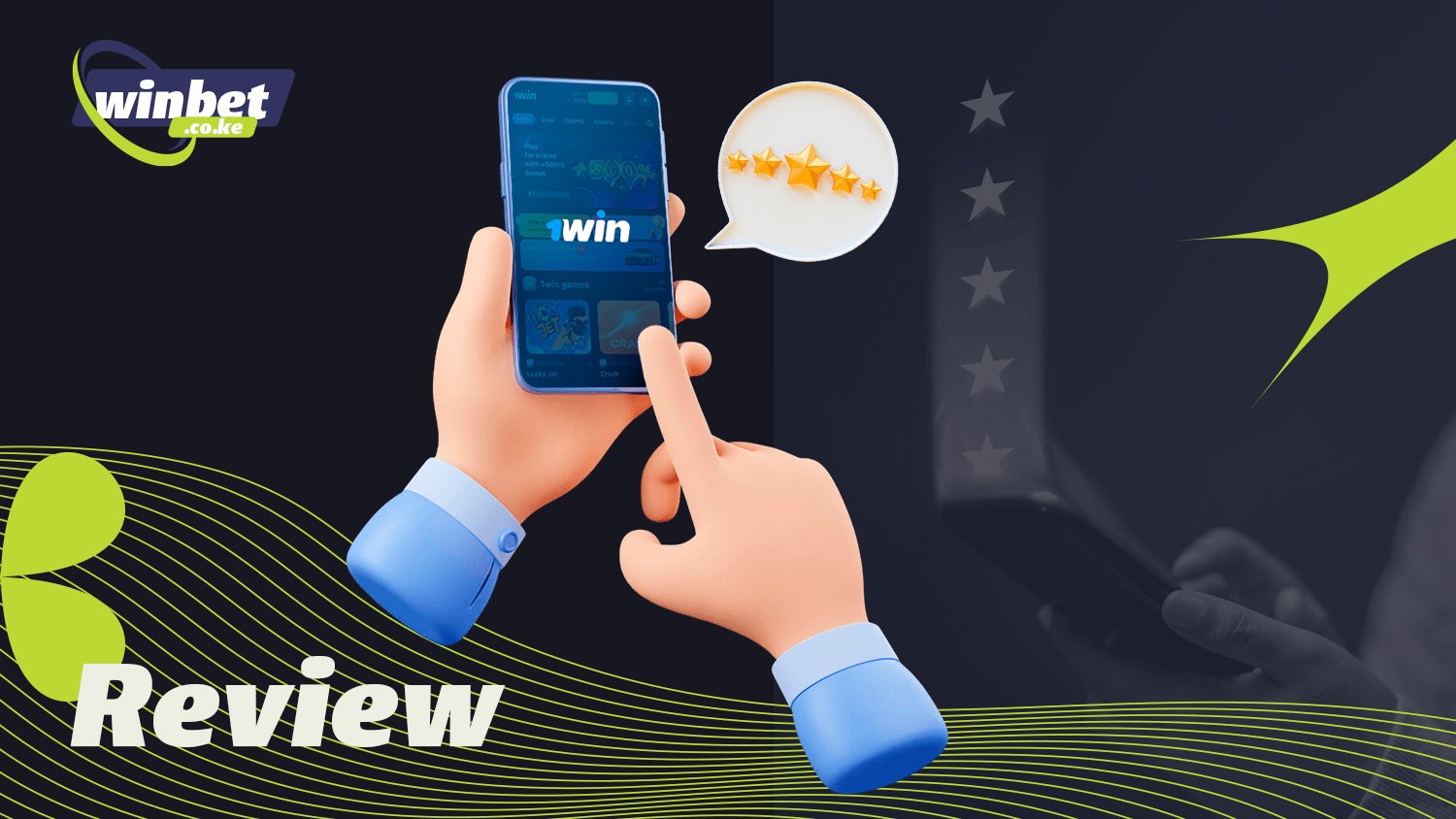 1win app with multiple betting categories and casino games