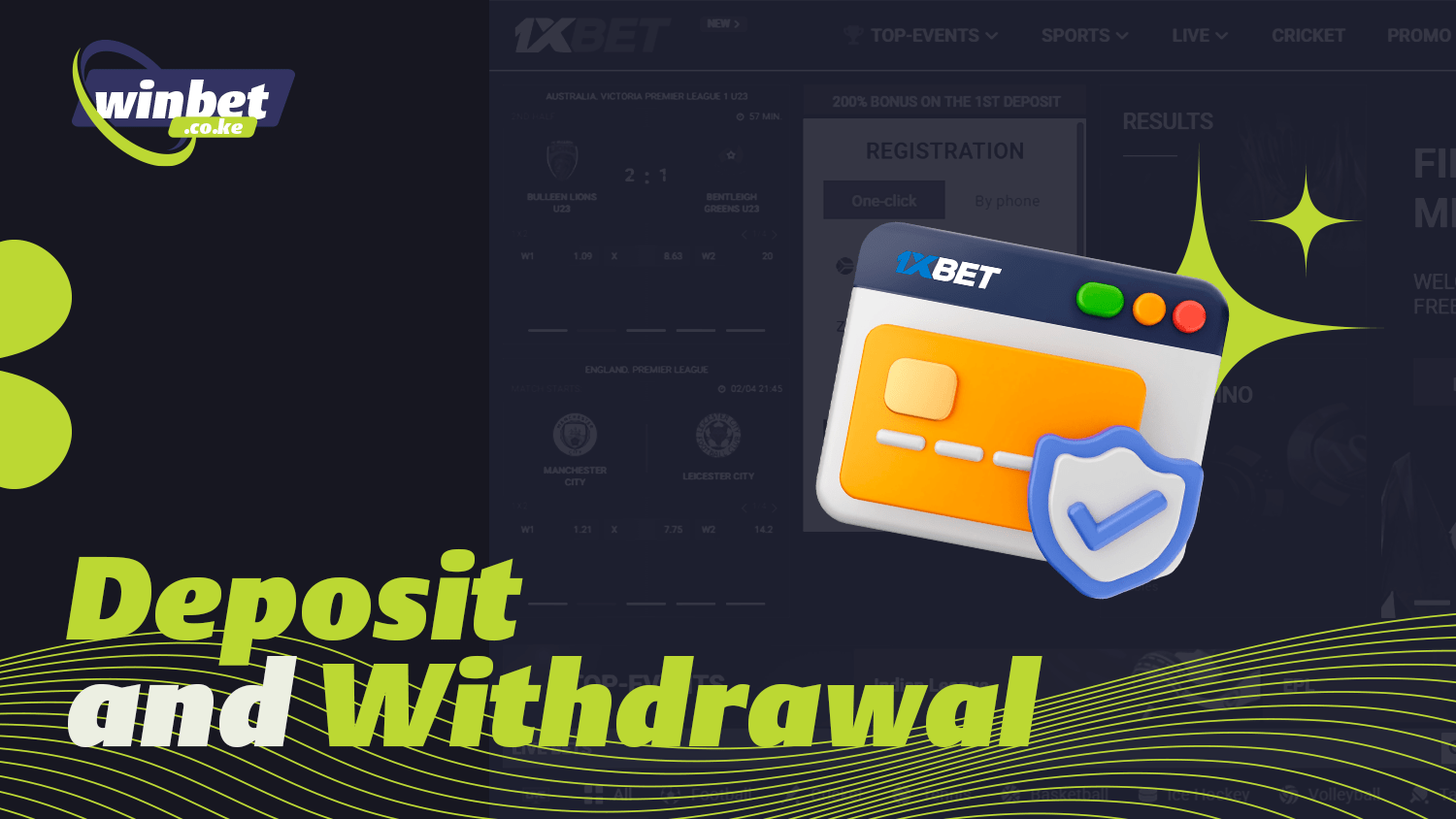 At 1xBet you can deposit and withdraw your funds