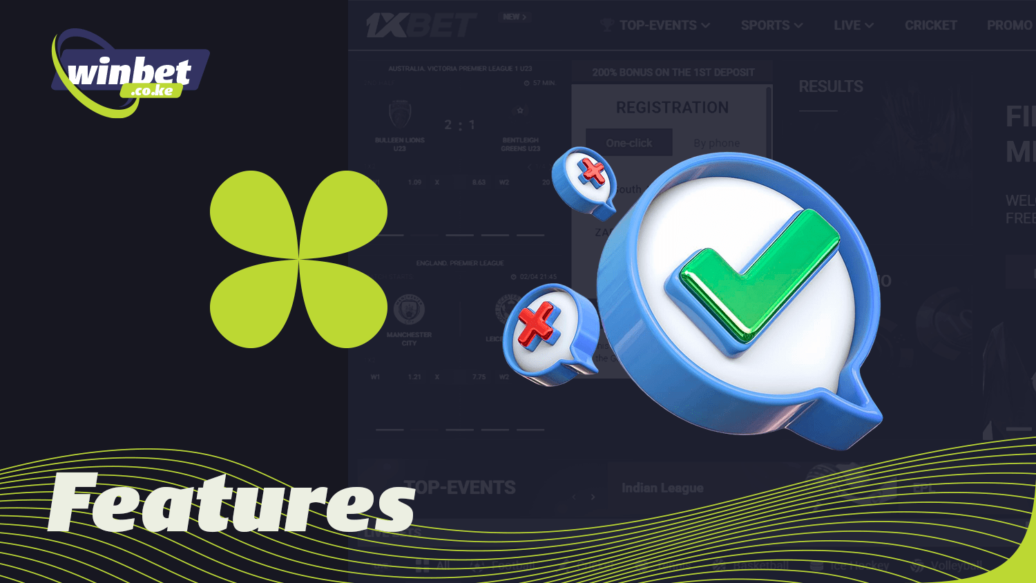 1xBet has a few key advantages