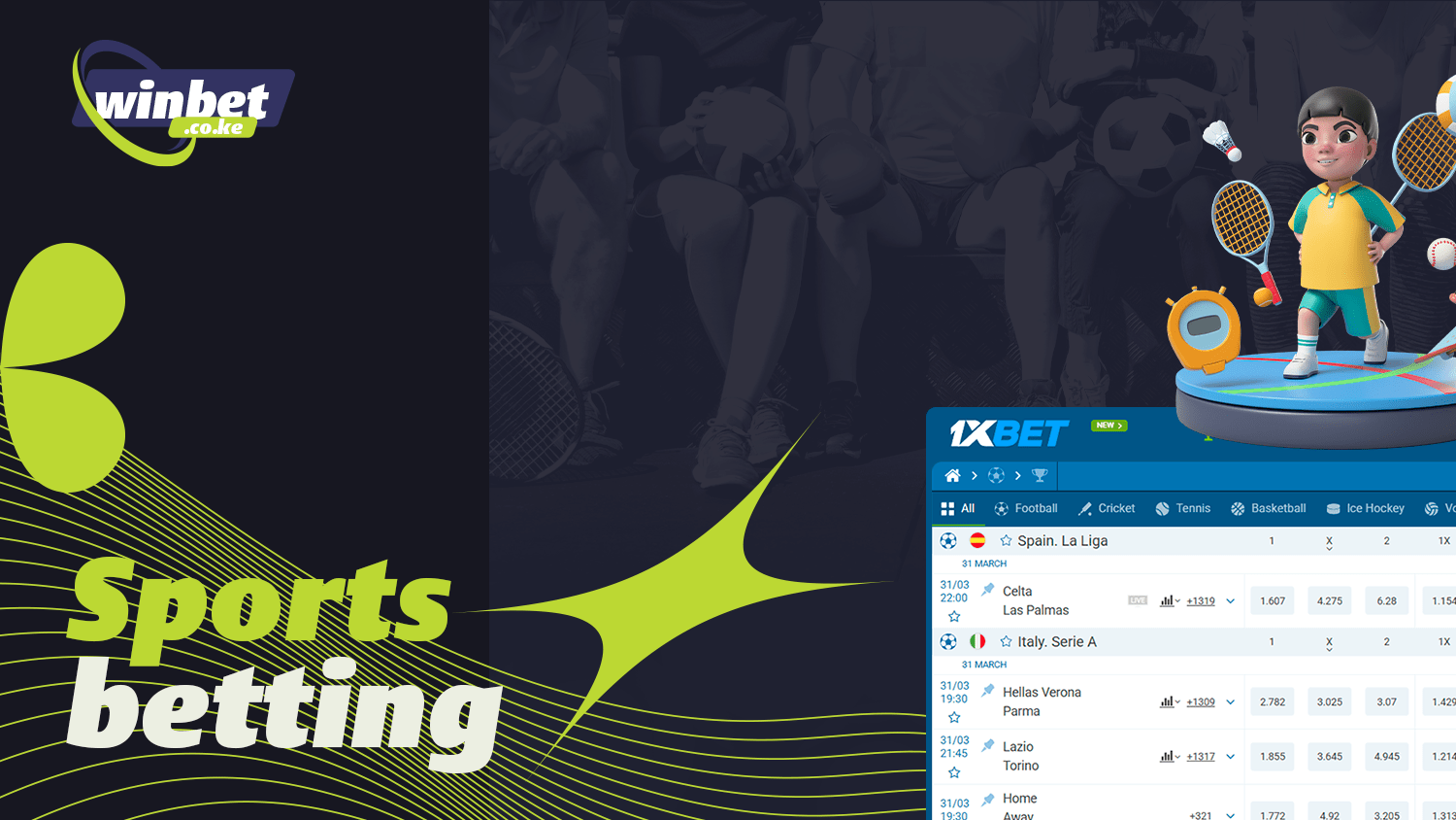 1xBet has a wide range of sports betting options