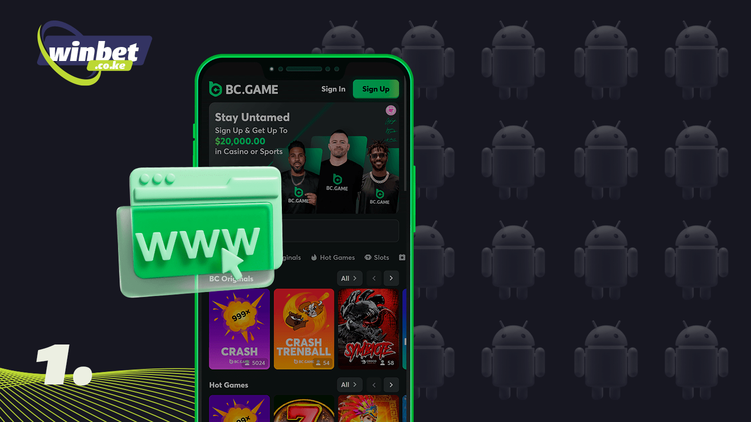 To download BC.Game app on android visit the official website