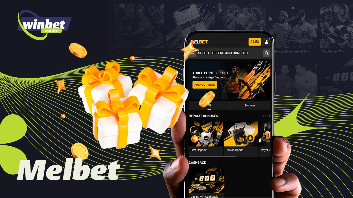 In the Melbet app you will find various bonuses