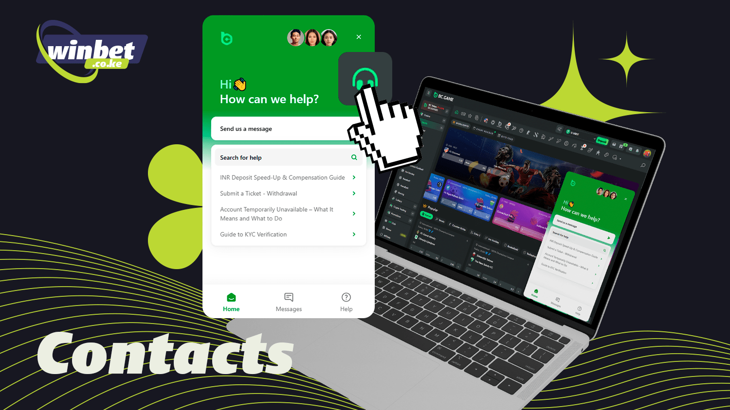 BC.Game support service will help with difficulties