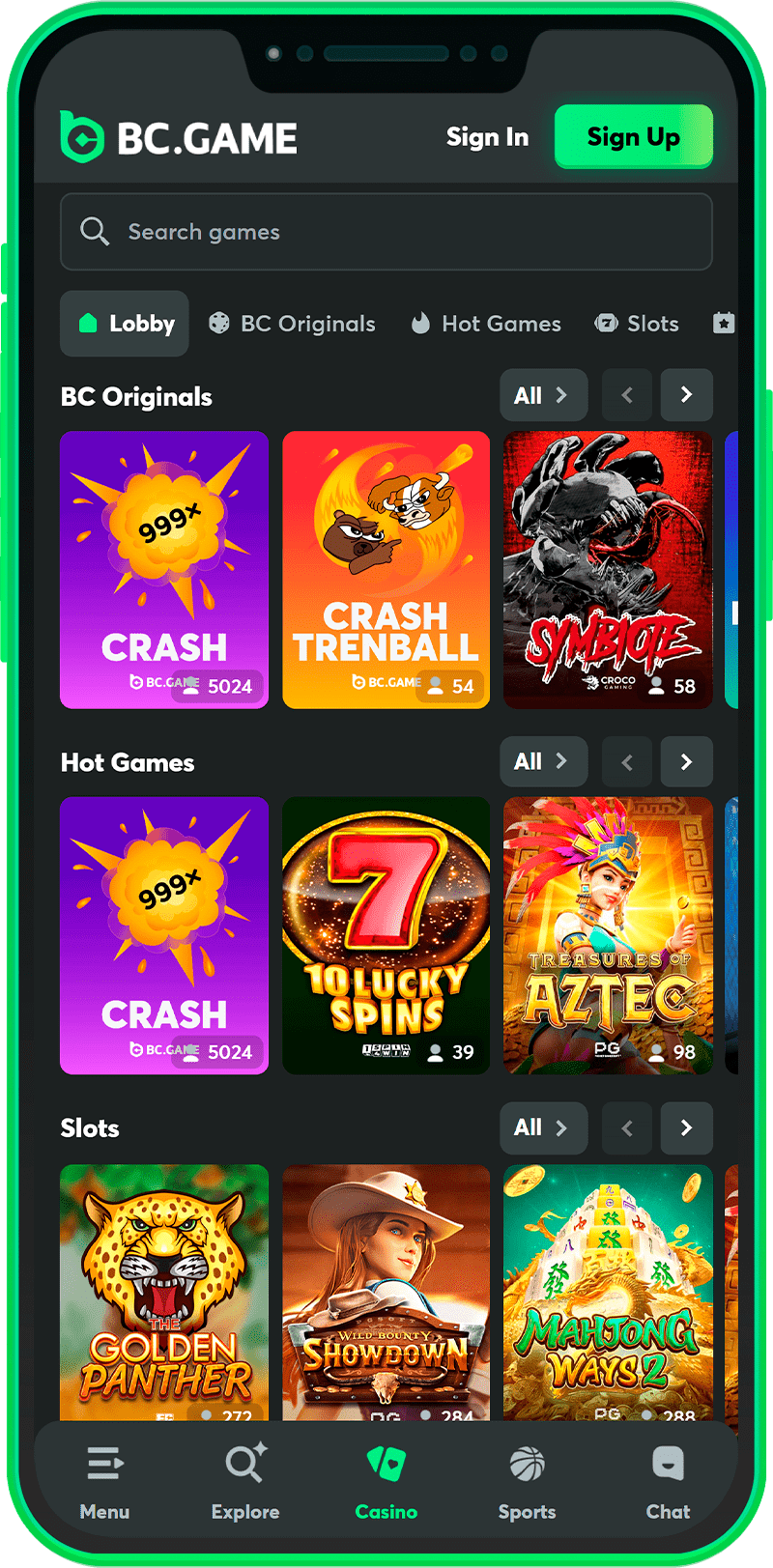 BC.Game mobile app casino in Kenya