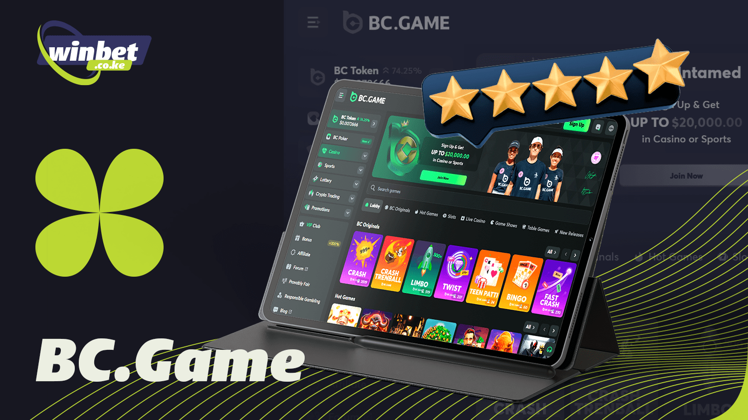 BC Game best betting site for sports betting