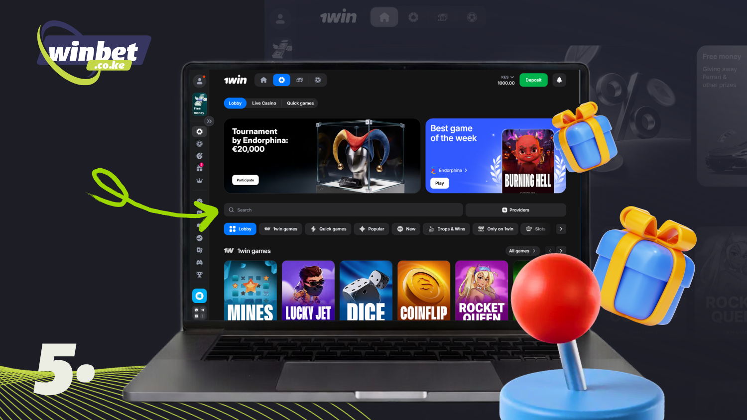 Play at the 1win casino and meet the bonus requirements