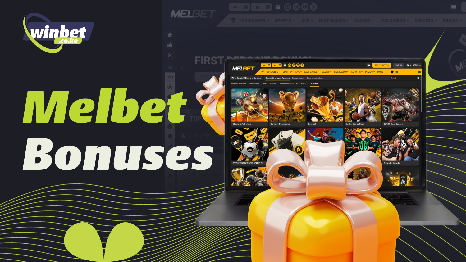 At Melbet Kenya, bonuses and promotions are available to both new and existing players for sports betting and casino games