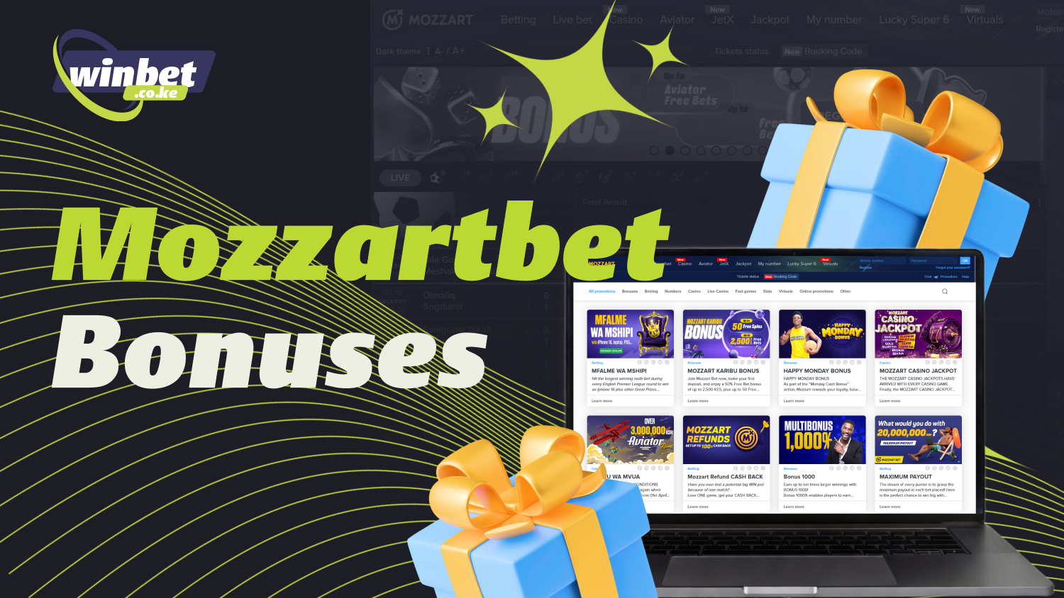 Mozzartbet in Kenya offers a variety of bonuses and promotions for new and existing players